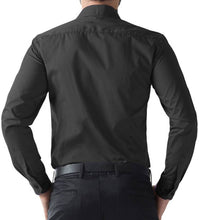 Load image into Gallery viewer, Polycotton Dark Grey Color Full Sleeve Formal shirt
