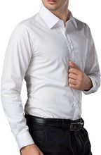 Load image into Gallery viewer, Polycotton White color Full Sleeve Formal shirt
