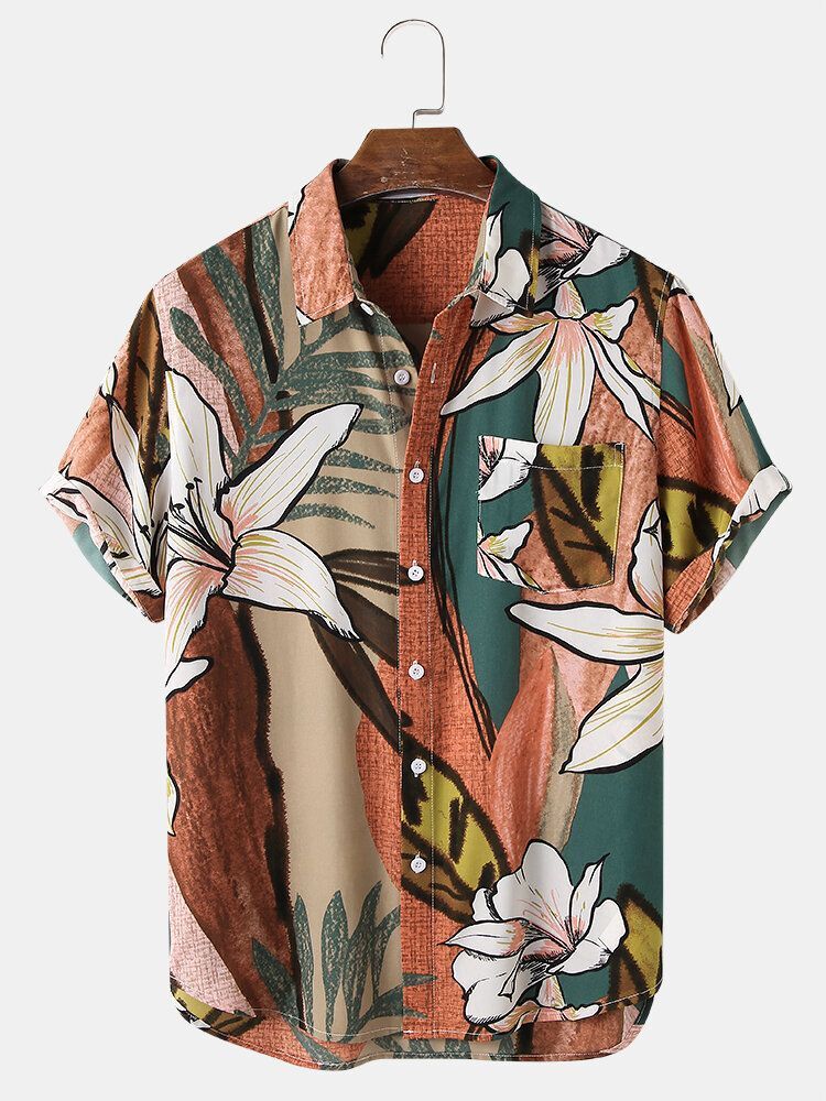 Multicolor Floral Digital Printed Shirt