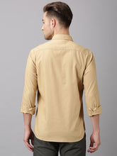 Load image into Gallery viewer, Polycotton Light khaki color Full Sleeve Formal shirt
