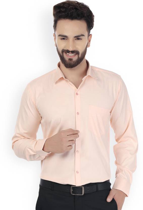 Polycotton Cream color Full Sleeve Formal shirt