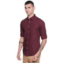 Load image into Gallery viewer, Polycotton Bringel color Full Sleeve Formal shirt
