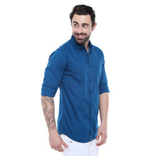 Load image into Gallery viewer, Polycotton Blue color Full Sleeve Formal shirt
