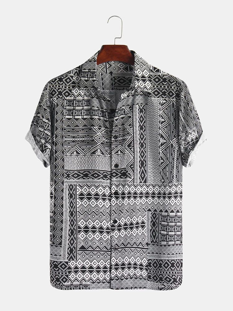 Obstract Print Funky beach wear Shirt